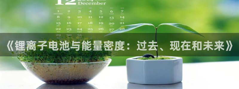 tp钱包怎么买卖币：《锂离子电池与能量密度：过去、现在和未来》